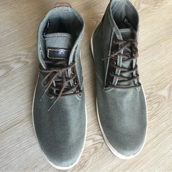 Gorpcore Timberland Chukka Boots Size 11.5 Lightweight Canvas Sneaker-Boot - Picture 4 of 11